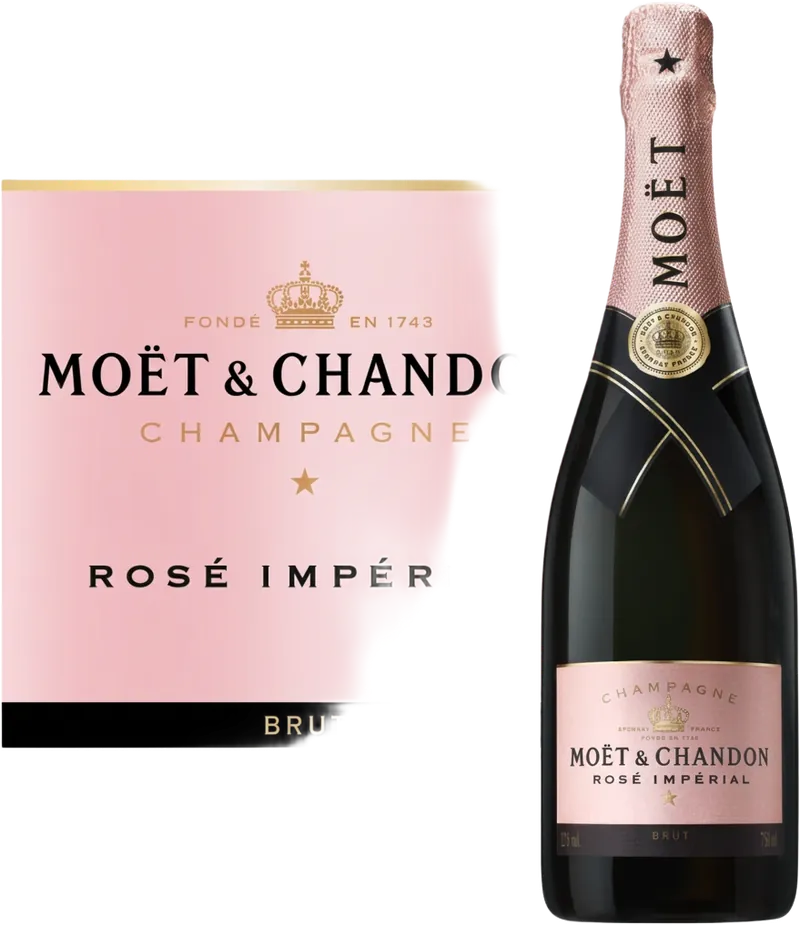 Bottiglia di Moët & Chandon Rosé Impérial